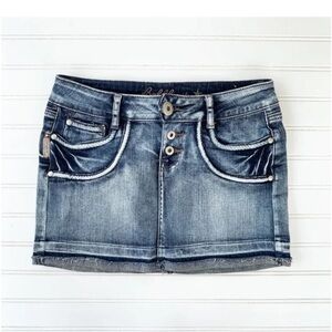 Bubblegum Blue Mini Skirt Casual Night Out